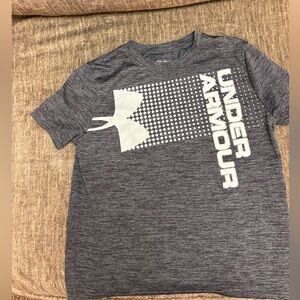 Under Armour Kids Charcoal Graphic Tee